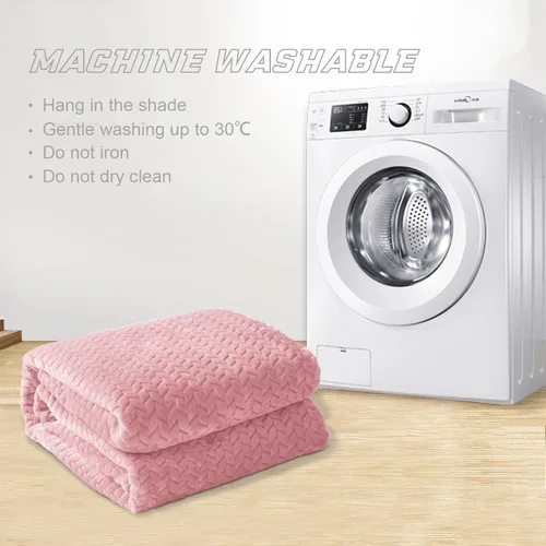 Miniatura 8 de Exclusivo Mezcla - Manta de forro polar tamaño King para cama, 90 x 104 pulgadas, mantas suaves y acogedoras de franela jacquard, ligeras y cálidas