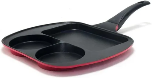 Miniatura 2 de Sartén rectangular coreana para huevos con 3 columnas
