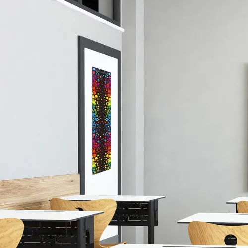 Miniatura 5 de YLOLUL 2 piezas de cortinas opacas para puertas de aula, cortinas opacas para puertas de cristal, oscurecimiento de puertas para decoración