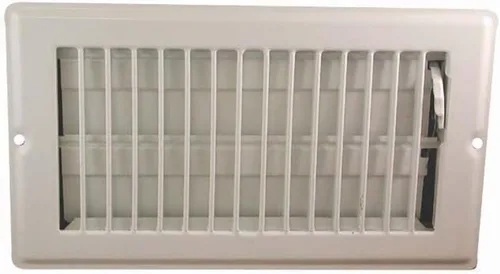 Miniatura 6 de DANCO Registro de piso de acero de 4 x 10 pulgadas con caída de 1-5/16 pulgadas, blanco, 1 paquete (62070)