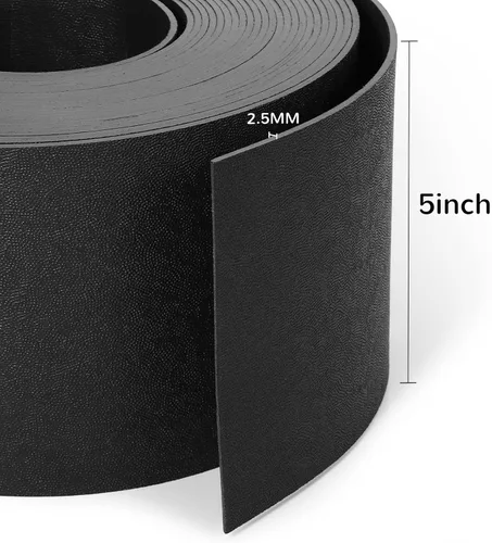 Miniatura 4 de Borde de jardín de plástico negro, bobina de borde de 5 pulgadas de alto, flexible y reforzado con tratamiento anti-UV (20 pies con 6 estacas)