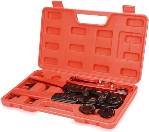 Miniatura 8 de IWISS/iCrimp - Kit de herramientas de engarzado de anillo de cobre para tubería PEX para anillos de crimpado de 1/2 pulgada, 3/4 pulgada, cumple