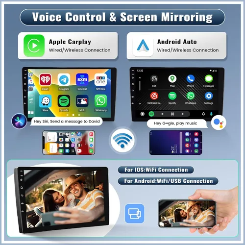 Miniatura 6 de [8 Core 4G+64G] Qualcomm Radio de coche para Nissan Sentra 2013-2017 estéreo de coche con CarPlay Android Auto, Android 13 10 pulgadas pantalla