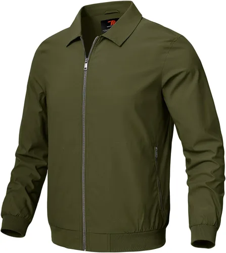 Miniatura 20 de Rdruko Chaquetas ligeras para hombre Cortavientos de primavera y otoño Chaquetas ligeras Casuales y elegantes con bolsillos