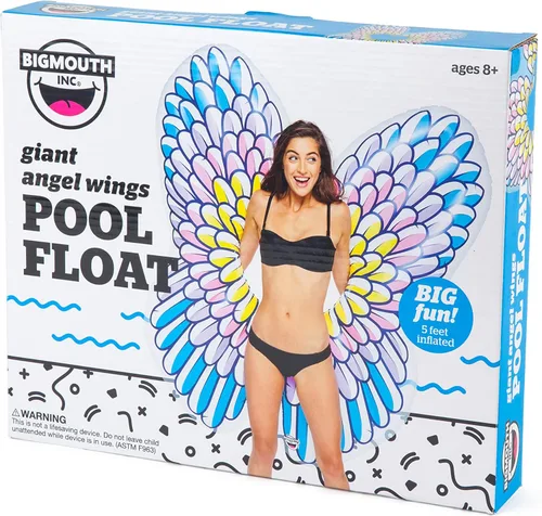 Miniatura 3 de BigMouth Inc Giant Blow Up PooI Fioat, lindo flotador místico para niñas, tubo de anillo de vinilo de verano para fiesta de natación