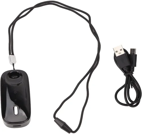 Collar de aire, mini purificadores de aire recargables de bajo ruido, limpiador de aire portátil de iones negativos de tamaño de viaje para adultos
