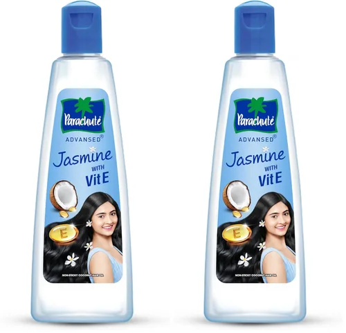 Miniatura 9 de Aceite de cabello enriquecido con coco y jazmín de Parachute Advansed con vitamina E Para la nutrición del cuero cabelludo Cabello más fuerte