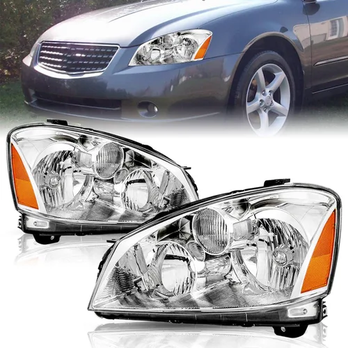 Miniatura 11 de TUSDAR Juego de montaje de faros delanteros para Nissan Altima 2005/2006 de 4 puertas sedán halógeno para lado del conductor y del pasajero