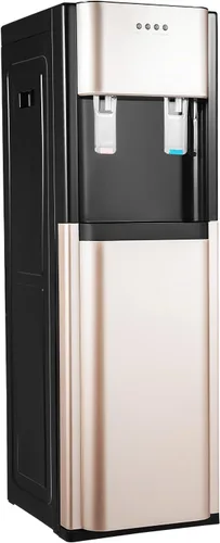 Dispensador de enfriador de agua de carga inferior para botellas de 5 galones, enfriador de agua de acero inoxidable con 2 ajustes de temperatura,