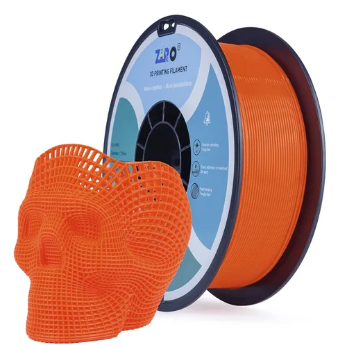 Miniatura 45 de ZIRO Filamento PLA fluorescente de 0.069 pulgadas, luminoso solo por luz UV, filamento de impresora 3D de efecto brillante, carrete de 2.2 libras