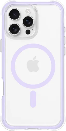 Miniatura 32 de ORNARTO Air Case para iPhone 16 Pro Max Transparente, Compatible con MagSafe, Funda de Protección contra Caídas de Grado Militar con Air-Pink Rosa