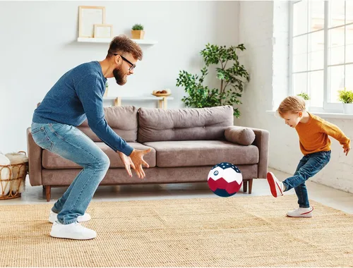 Miniatura 6 de Picador The House Ball, Soft and Safe Indoor Soccer Balls Size 4 for Inside Home Yard, Fun Kids Soccer Gifts for Girls Boys Indoor Play