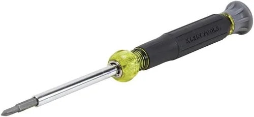 Miniatura 6 de Klein Tools 32328 y 32314 Juego de destornilladores de precisión y electrónica, 4 en 1 con Phillips de fuerza industrial y puntas ranuradas
