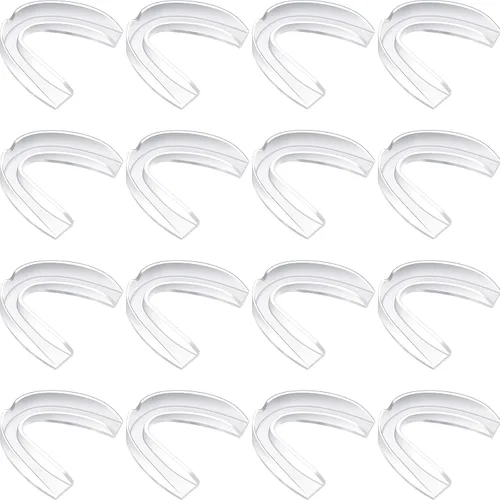 Nuanchu Paquete de 30 protectores bucales deportivos, moldeables, atléticos, protectores bucales para adultos, hockey, fútbol, baloncesto, lacrosse,