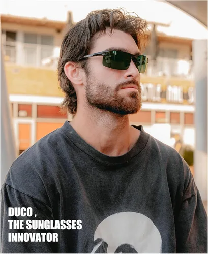 Miniatura 42 de Duco - Gafas de sol deportivas polarizadas para hombre con protección UV 8177s
