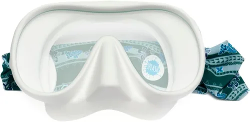 Miniatura 7 de Splash Place Máscara de natación para adultos con correa de tela Gafas de natación para adultos con cubierta para la nariz, hipoalergénicas,
