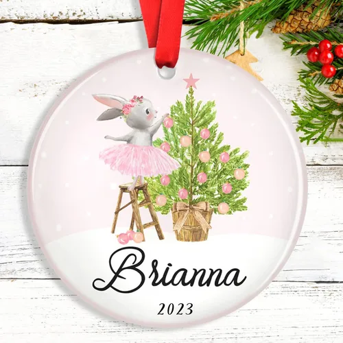 Miniatura 19 de Adornos de Navidad personalizados para camión volquete, adorno personalizado para bebé, adornos para árbol de Navidad para niños, adornos de camión
