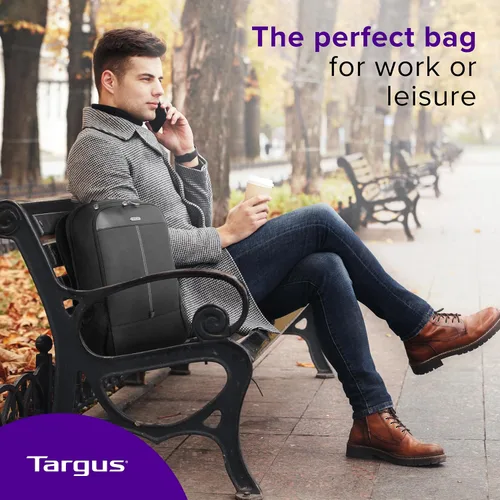 Miniatura 6 de Targus Mochila clásica para laptop de 17 pulgadas, se adapta a la mayoría de portátiles de hasta 17 pulgadas, mochila de viaje acolchada