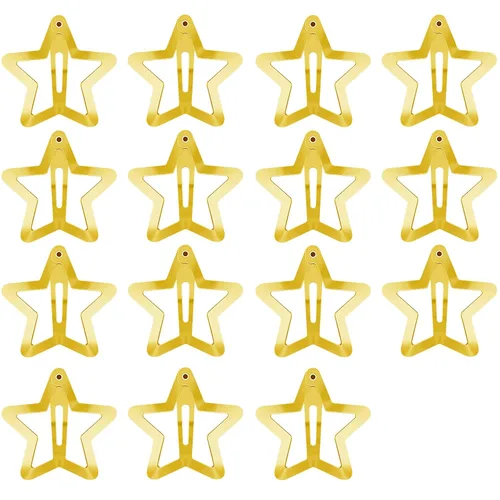 Miniatura 9 de Pinzas para el cabello Y2K de la década de 2000, pasadores de pelo antideslizantes, accesorios para el cabello de estrella plateadas, pinzas
