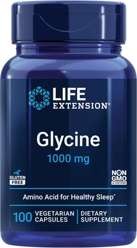 Miniatura 2 de Life Extension Glicina 1000 mg, Promueve la Relajación y el Sueño Saludable & Taurina, Suplemento de Aminoácido de Taurina Pura, Salud del Corazón