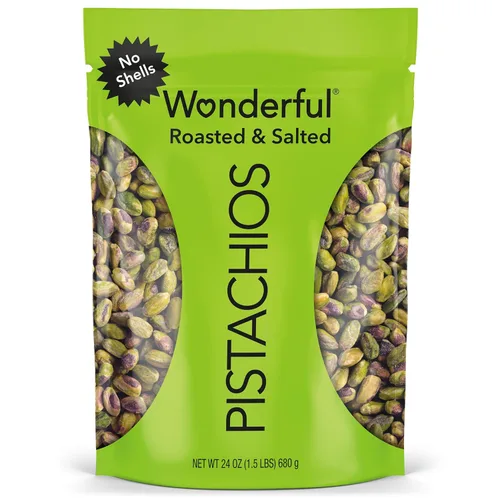 Miniatura 11 de Wonderful Pistachos - Pistachos sin cáscara, asados y salados, 6 onzas