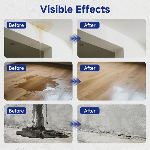 Miniatura 5 de Adhesivo impermeable transparente, sellador impermeable invisible de 17.5 onzas para techos, paredes, baño, ducha, alféizares de ventanas, pintura
