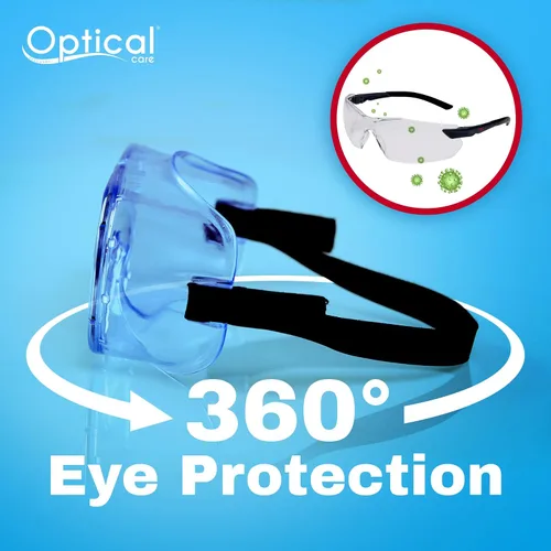 Miniatura 4 de Gafas de seguridad registradas por la FDA, antivaho que se adaptan sobre las gafas, resistentes a los arañazos, laboratorio, ciencia, química