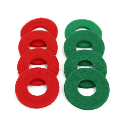 Terminal de batería Arandelas anticorrosión Fibra 8 piezas Protector de terminal de batería (4 rojas y 4 verdes)
