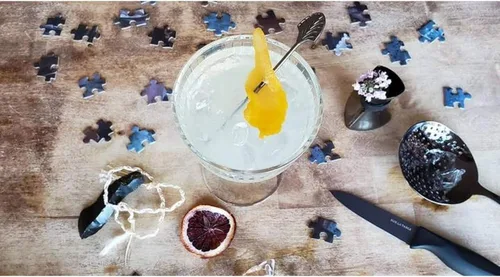 Miniatura 5 de Viski Julep - Colador de cóctel de acero inoxidable, herramientas de barra, cuchara de bebidas para camareros y mixólogos, uso doméstico o Negro