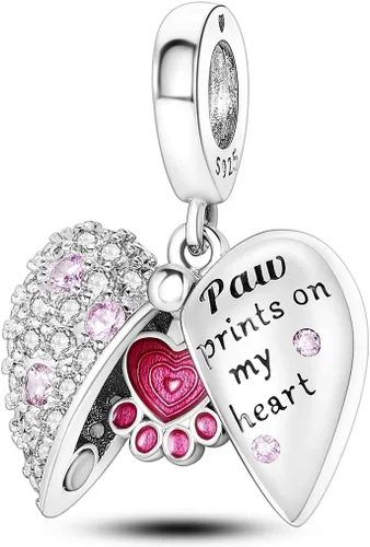 Miniatura 64 de MULA - Dijes de plata de ley 925 para pulseras y collares, colgantes de letras para la familia, cuentas de viaje en avión, dijes de árbol