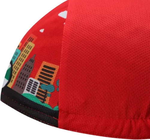 Miniatura 2 de Bikingbros Divertida gorra de ciclismo Calavera de poliéster Casco de ciclismo Forro de casco de ciclismo transpirable y absorción de sudor