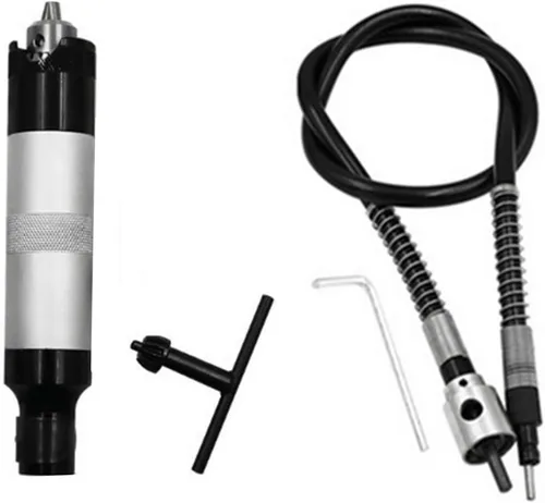 Miniatura 11 de Accesorio adaptador de eje flexible de 0.012-0.157 in, portabrocas de extensión de taladro flexible para herramienta de amoladora giratoria