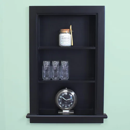 Miniatura 4 de Aiden - Botiquín de repuesto de pared empotrada de 14 x 24 pulgadas, estante de inserción para gabinete de baño, fabricado en América del Norte