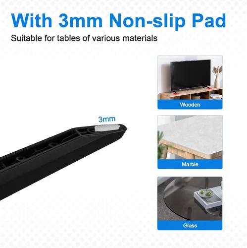 Miniatura 5 de Reemplazo de patas de soporte de TV para LG 49 50 55 pulgadas 49UJ6300 49LJ5550 49UK6300 50UJ6300 50UK6300MEZ64114730 55UK6500 55UK6300 55UM6900 55