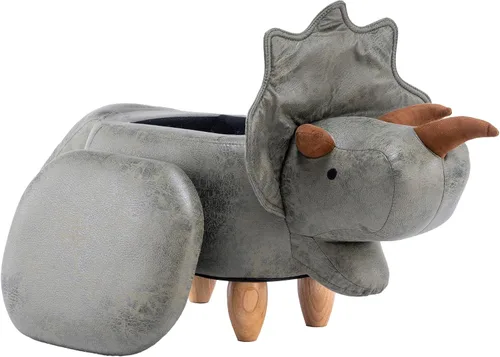 Miniatura 18 de Home 2 Office Harry The Cow Otomana con almacenamiento para decoración de dormitorio, sala de juegos o sala de recreación, mueble suave