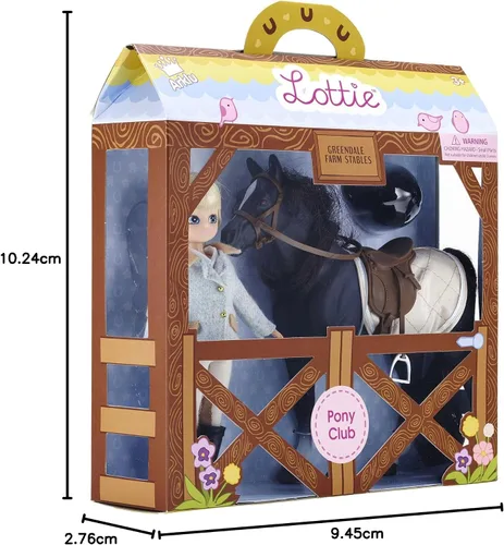 Miniatura 7 de Lottie Pony Club Muñeca con Caballo Set y Accesorios