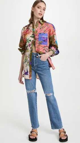 Miniatura 5 de Pistola Denim Jeans Cassie de tiro alto para mujer