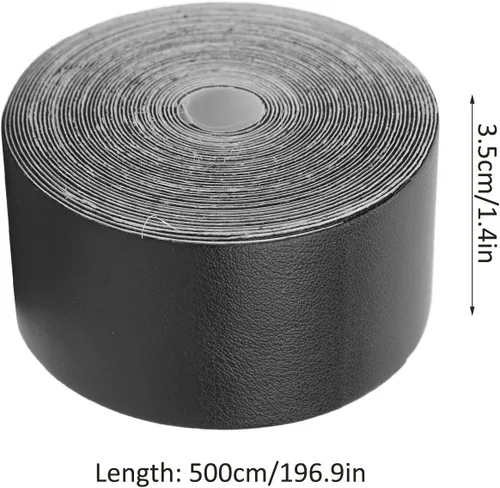 Miniatura 3 de VGEBY Cinta de raqueta, protector de raqueta de tenis de squash ampliado para equipo deportivo (negro)