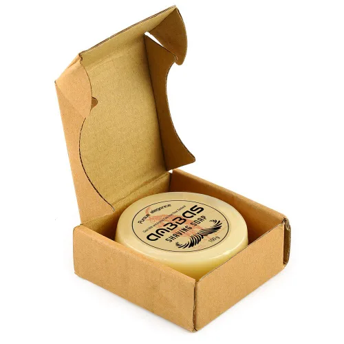 Miniatura 5 de Anbbas Jabón de afeitar leche de cabra para barba, peluquero tradicional afeitado húmedo (2 piezas, 7 onzas)