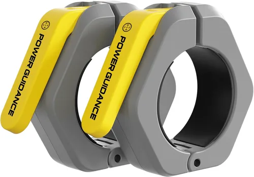 Miniatura 11 de POWER GUIDANCE Barbell Collars Barbell Clips, Only for 2 inch Olympic Barbell Clamps,Non-Slip Weight Clamps Quick Release Barbell Collar for Workout