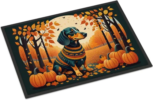 Caroline's Treasures DAC1042JMAT - Tapete de otoño para interiores o exteriores, 24 x 36 pulgadas, tapete para puerta delantera, interiores y