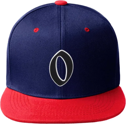 Miniatura 152 de Daxton Gorra clásica con visera de billete plano con letras del alfabeto inglés antiguo de la A a la Z