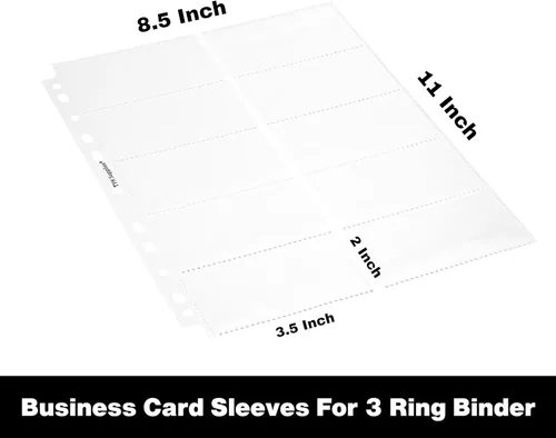 Miniatura 3 de TYH Supplies Paquete de 25 carpetas de 9 bolsillos para tarjetas intercambiables, tarjetas deportivas, tarjetas fotográficas y tarjetas de visita