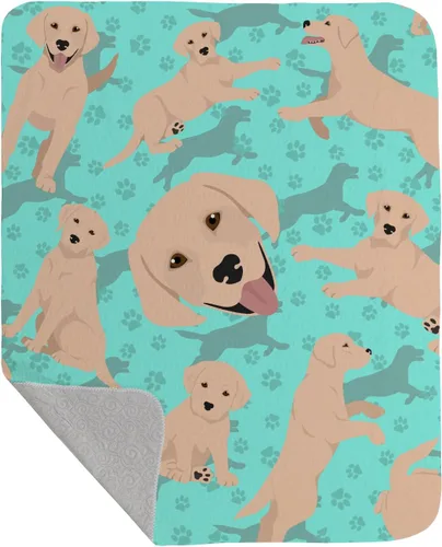 Miniatura 25 de Caroline's Treasures MLM1042LQB Airedale Terrier - Manta acolchada de 50 x 60 pulgadas, diseño de ilustraciones para cama, sofá, suave y ligera