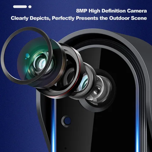 Miniatura 2 de Tangxi Sistema de timbre de video, timbre de video HD 1080P para apartamento en casa, intercomunicador IP65 de 2 vías, visión nocturna, pantalla a