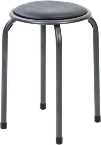 Miniatura 8 de Takeda Corporation T3-SCLW54BK - Silla plegable negra con respaldo ancho, portátil, uso en interiores, adulto, 17.3 x 14.6 x 21.1 pulgadas Negro