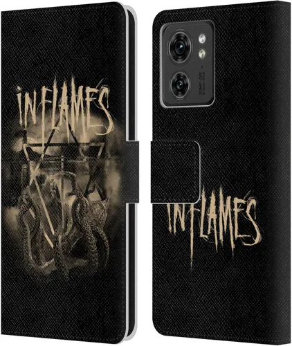 Miniatura 9 de Head Case Designs Officially Licensed in Flames Adventures Metal Grunge Leather Book Wallet Case Cover Compatible with Motorola Moto Edge 40