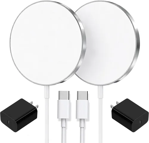 Miniatura 10 de Cargador MagSafe, almohadilla de carga inalámbrica magnética para iPhone 17/17 Pro/17 Pro Max/Air/16 15 14 13 12 Pro Max Plus mini y AirPods 2 3