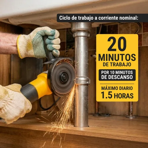 Miniatura 5 de Truper 24035 / ESMA-4-1/2P2-4 1/2" 630 W Amoladora angular Pretul
