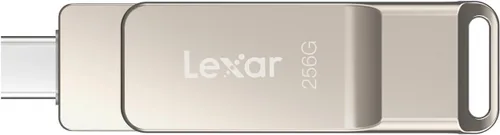 Miniatura 8 de Lexar D40E 64GB Unidad de Salto Dual USB 3.2 Gen 1 Tipo-C, Unidad USB-C de Flash con Carcasa Metálica y Diseño Giratoria (Gris Titanio)